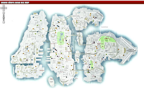 gta 4 map locations