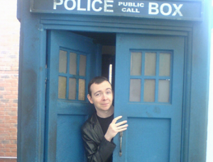 James Moran is the Eleventh Doctor!!! Just Kidding. That would be cool though.