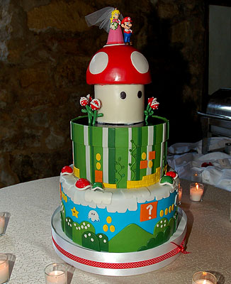 I could easily have done a post just of Mario wedding cakes they're that