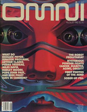 omni magazine sci fi 1982 august retro mag science fiction issue mighty which 1978 march he dick earth strange hand