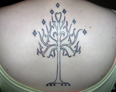 white tree of gondor tattoo