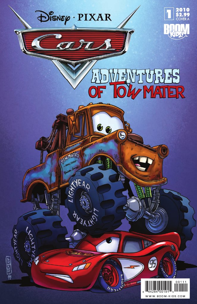 Cars kids movie tow mater on logo | Poster