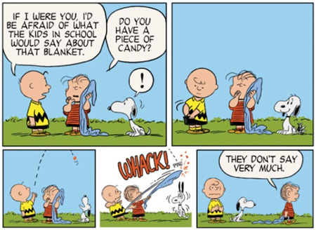 peanuts comic color