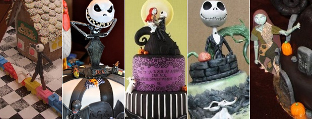 nightmare before christmas sheet cakes