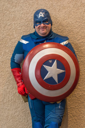 Daniel Calhoun as Captain America