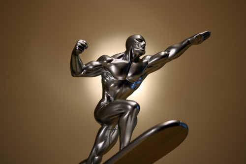 Bowen Designs Silver Surfer Galactus Scale Statue 008