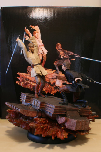 Star Wars Obi-Wan Kenobi Vs Anakin Skywalker Diorama 001