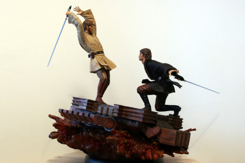 Star Wars Obi-Wan Kenobi Vs Anakin Skywalker Diorama 002