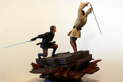 Star Wars Obi-Wan Kenobi Vs Anakin Skywalker Diorama 004