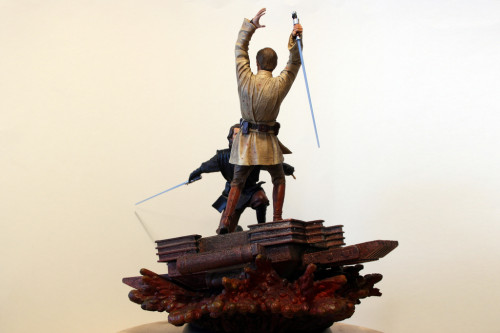 Star Wars Obi-Wan Kenobi Vs Anakin Skywalker Diorama 005