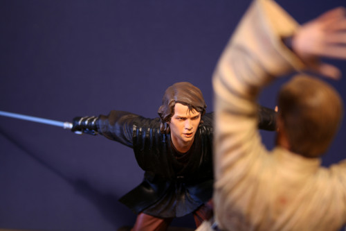 Star Wars Obi-Wan Kenobi Vs Anakin Skywalker Diorama 008
