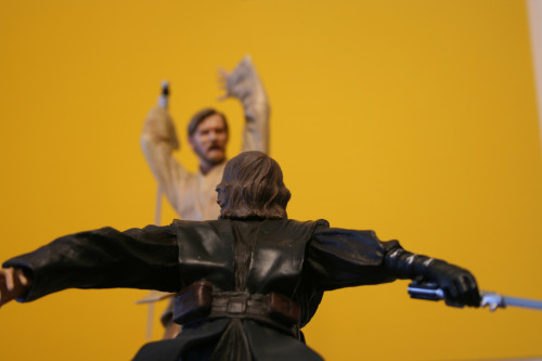Star Wars Obi-Wan Kenobi Vs Anakin Skywalker Diorama 010