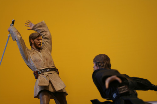 Star Wars Obi-Wan Kenobi Vs Anakin Skywalker Diorama 012