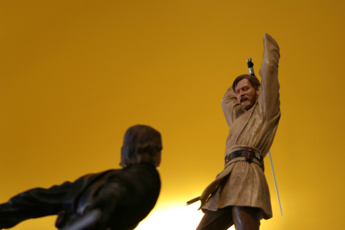Star Wars Obi-Wan Kenobi Vs Anakin Skywalker Diorama 013
