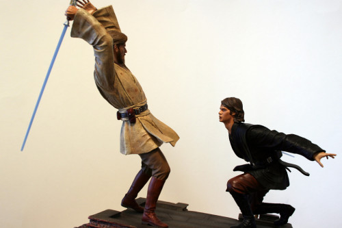 Star Wars Obi-Wan Kenobi Vs Anakin Skywalker Diorama 024