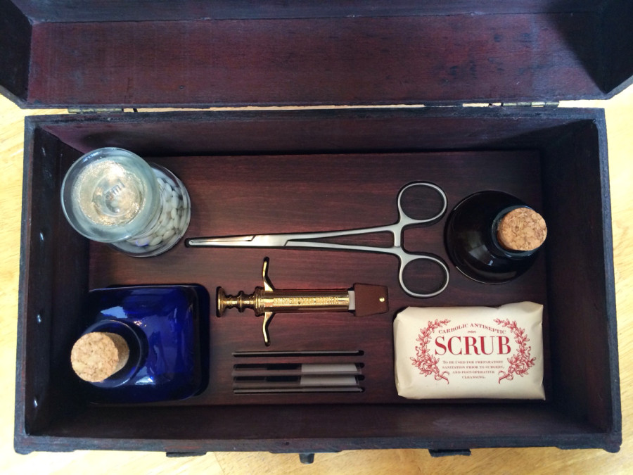 antique surgeon's kit
