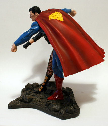 JLA Build A Scene Statue 2 Superman and Black Canary 002